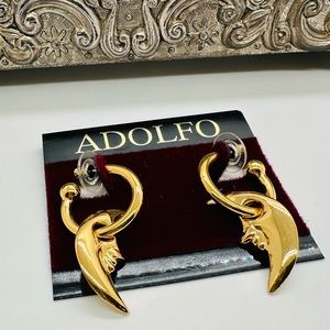 Celestial Moon Face Earrings